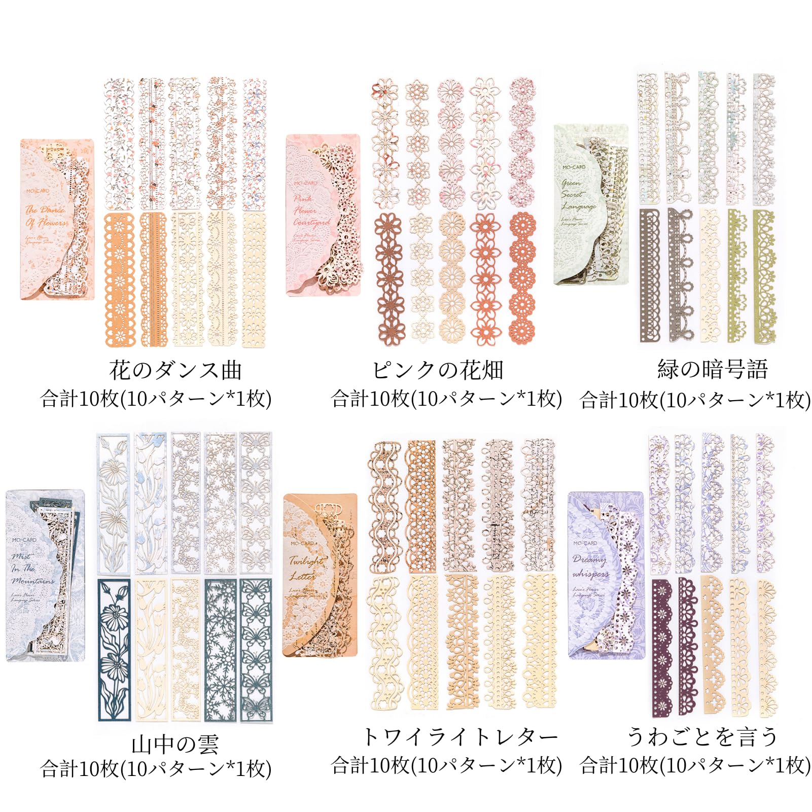 Amazon | Kigofora コラージュ 素材 レトロなレース素材紙